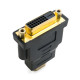 Переходник Extradigital DVI-D Dual Link (Female) - HDMI (Male)